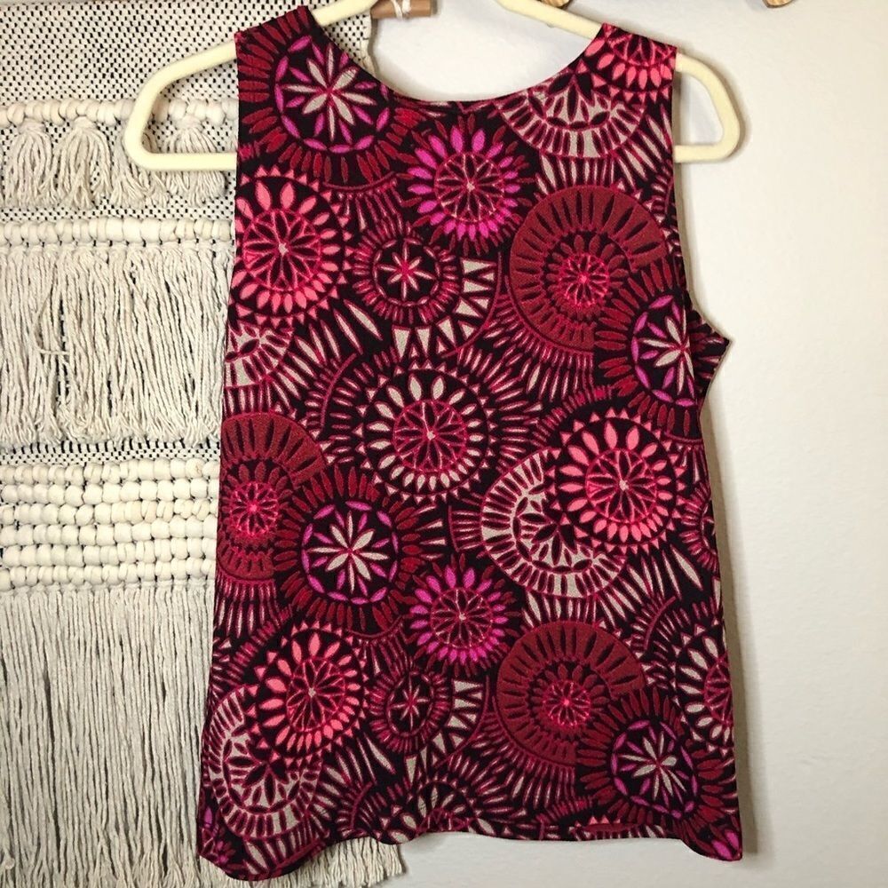 Liz Baker Petite Patterned Tank PL - Picture 3 of 6